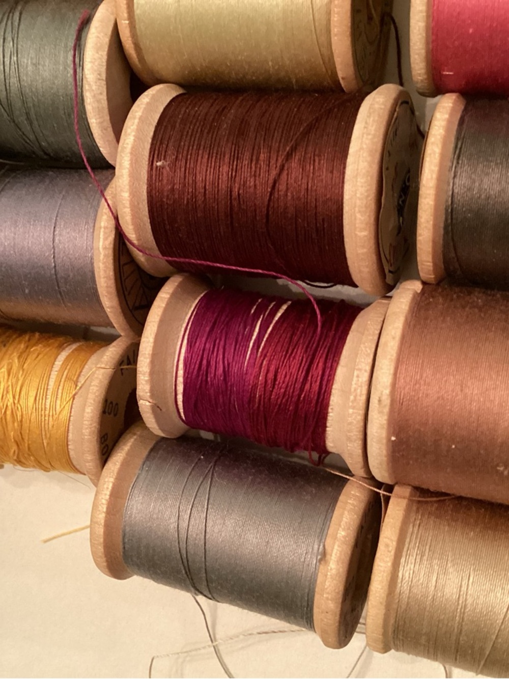 VTG Wooden Spools of Thread (29) Clark’s , Clark’s & Coats - Picture 9 of 11